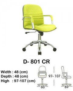 Kursi Kantor Direktur Indachi D-801 CR