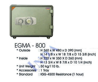 Brankas Indachi EGMA-800
