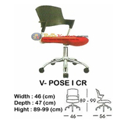 Kursi Kantor (Staff _ Sekretaris Indachi) V-Pose I CR