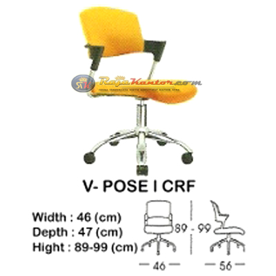 Kursi Kantor (Staff _ Sekretaris Indachi) V-Pose I CRF