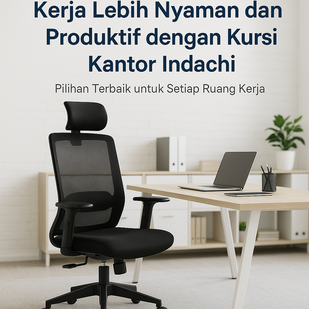 Kerja Lebih Nyaman dan Produktif dengan Kursi Kantor Indachi
